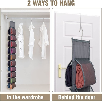 Legging Storage Organizer For Closet ระบบการจัดจัด closet ติดแขวน