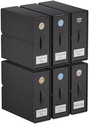 เครื่องจัดผ้าใบและเก็บของ แพ็ค 4 ชิ้น ขนาดใหญ่ (สีเทา) เครื่องจัดผ้าใบ