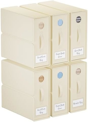 เครื่องจัดผ้าใบและเก็บของ แพ็ค 4 ชิ้น ขนาดใหญ่ (สีเทา) เครื่องจัดผ้าใบ