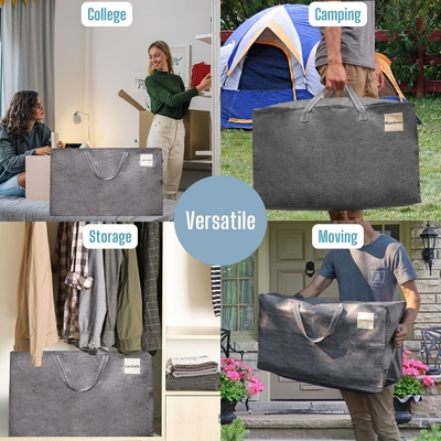 VENO 8 แพ็ค กระเป๋าขนของ ขนของ กล่องขนของ กล่องเก็บของสําหรับการบรรจุของมหาวิทยาลัย