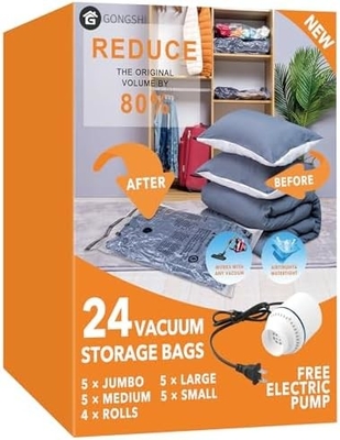 12 กระเป๋าสะพายความว่าง (3 X JUMBO, 3 X LARGE, 3 X MEDIUM, 3 X SMALL)