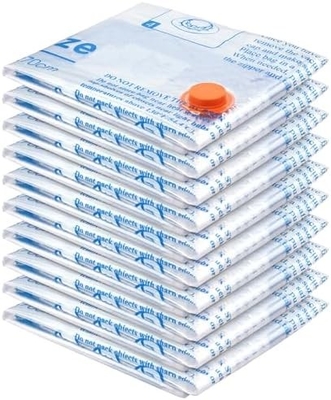 8 แพ็คกระเป๋าเก็บของระบายความร้อน พร้อมปั๊มอากาศไฟฟ้า,2 JUMBO,2 LARGE,2 MEDIUM,2 SMEAL BAGS