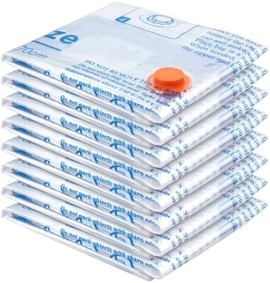 8 แพ็คกระเป๋าเก็บของระบายความร้อน พร้อมปั๊มอากาศไฟฟ้า,2 JUMBO,2 LARGE,2 MEDIUM,2 SMEAL BAGS