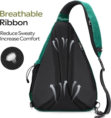 OutdoorMaster Sling Bag กระเป๋าสตางค์วันเดินป่า กระเป๋าสตางค์กระเป๋าสะพายกระเป๋ากระเป๋ากระเป๋าเดินทางกลางเมืองสําหรับผู้หญิงและผู้ชาย