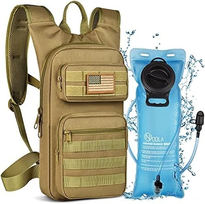 กระเป๋าสะพายน้ํา 3L กระเป๋าสะพายน้ํา TPU กระเป๋าสะพายน้ํา Tactical Molle สําหรับผู้ชาย ผู้หญิง กระเป๋าสะพายน้ําสําหรับการเดินป่า
