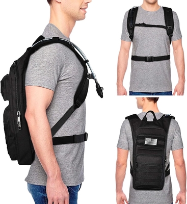 กระเป๋าสะพายน้ํา 3L กระเป๋าสะพายน้ํา TPU กระเป๋าสะพายน้ํา Tactical Molle สําหรับผู้ชาย ผู้หญิง กระเป๋าสะพายน้ําสําหรับการเดินป่า