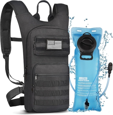 กระเป๋าสะพายน้ํา 3L กระเป๋าสะพายน้ํา TPU กระเป๋าสะพายน้ํา Tactical Molle สําหรับผู้ชาย ผู้หญิง กระเป๋าสะพายน้ําสําหรับการเดินป่า