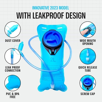 Sojourner Hydration Pack กระเป๋าเปื้อนน้ํา - กระเป๋าเปื้อนน้ําที่มี 2 ลิตรของน้ํา