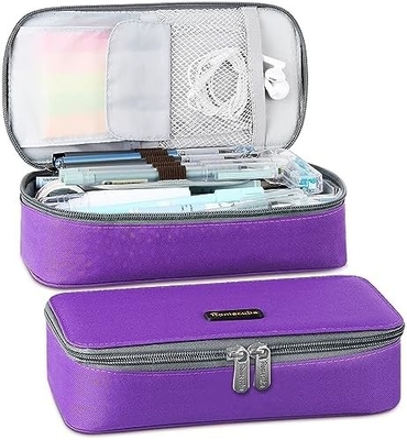 Homecube กระเป๋าดินสอ กระเป๋าถือดินสอกระเป๋าใส่ดินสอ กล่องดินสอเครื่องสําอาง กระเป๋าผ้า Oxford กระเป๋าเก็บของขนาดใหญ่