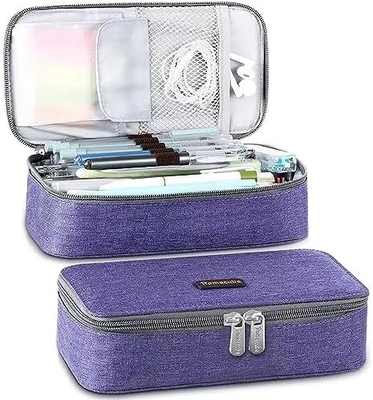 Homecube กระเป๋าดินสอ กระเป๋าถือดินสอกระเป๋าใส่ดินสอ กล่องดินสอเครื่องสําอาง กระเป๋าผ้า Oxford กระเป๋าเก็บของขนาดใหญ่