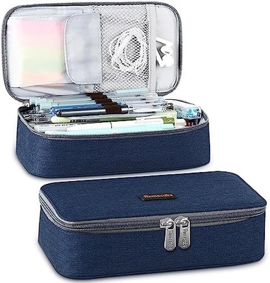 Homecube กระเป๋าดินสอ กระเป๋าถือดินสอกระเป๋าใส่ดินสอ กล่องดินสอเครื่องสําอาง กระเป๋าผ้า Oxford กระเป๋าเก็บของขนาดใหญ่