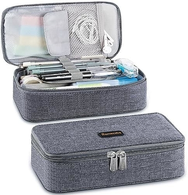 Homecube กระเป๋าดินสอ กระเป๋าถือดินสอกระเป๋าใส่ดินสอ กล่องดินสอเครื่องสําอาง กระเป๋าผ้า Oxford กระเป๋าเก็บของขนาดใหญ่