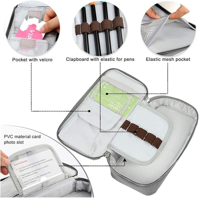 Homecube กระเป๋าดินสอ กระเป๋าถือดินสอกระเป๋าใส่ดินสอ กล่องดินสอเครื่องสําอาง กระเป๋าผ้า Oxford กระเป๋าเก็บของขนาดใหญ่