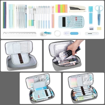 Homecube กระเป๋าดินสอ กระเป๋าถือดินสอกระเป๋าใส่ดินสอ กล่องดินสอเครื่องสําอาง กระเป๋าผ้า Oxford กระเป๋าเก็บของขนาดใหญ่