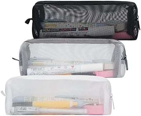Classycoo Pencil Case 4 Pack ซิปเปอร์ กระเป๋าดินสอ กระเป๋าเก็บของกระเป๋าเก็บกระดาษ