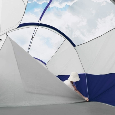 CAMPROS CP Tent 8 คน Tents Camping Tents ต้านทานอากาศ Tents ครอบครัว 5 หน้าต่าง Mesh ขนาดใหญ่ ชั้นสอง แบ่ง