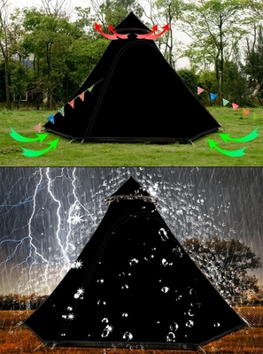 12'x10'x8'เท็นท์กัมปิ่งโดม 5-6 คน 4 ฤดูกาล เต็นท์กันน้ํากัน UV กันลม