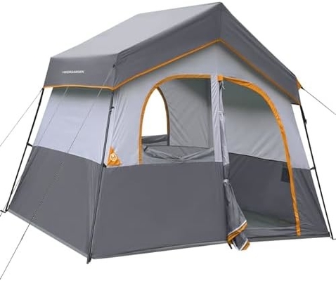 HIKERGARDEN 6 คนเต็นท์แคมป์ - พกพาง่ายตั้งเต็นท์ครอบครัวสําหรับค่าย