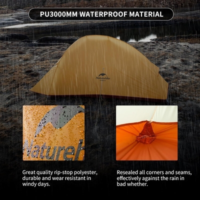 Naturehike Cloud-Up 1 Person Tent หนักเบา Backpacking Tent สําหรับ 1 คน
