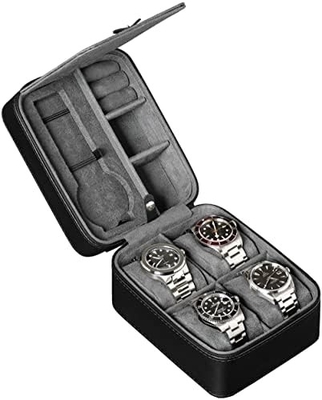 ROTHWELL 5 Watch Travel Case Storage Organizer สําหรับ 5 นาฬิกา