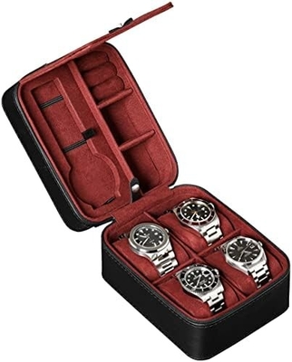 ROTHWELL 5 Watch Travel Case Storage Organizer สําหรับ 5 นาฬิกา