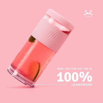 ถ้วยแก้วที่มีฝาปิดและถ่อ -20 Fl Oz- ขนาดที่สมบูรณ์แบบ ถ้วยกาแฟแข็ง - ถ้วยสมิธี้ที่มีไม้ยาง