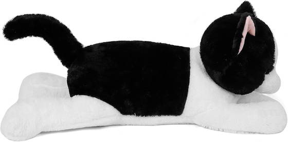 27 นิ้ว แมว หนักสัตว์เต็มตัว, Cuddly หนักแมว Plush หมอนยักษ์ Plushie ของขวัญที่เหมาะสมสําหรับผู้ใหญ่และเด็ก