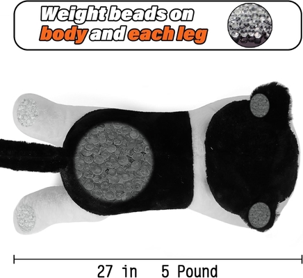 27 นิ้ว แมว หนักสัตว์เต็มตัว, Cuddly หนักแมว Plush หมอนยักษ์ Plushie ของขวัญที่เหมาะสมสําหรับผู้ใหญ่และเด็ก