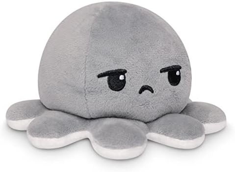 TeeTurtle - The Original Reversible Octopus Plushie - รัก + ความเกลียดชัง - สัตว์ที่เต็มไปด้วยสัญชาตญาณที่น่ารัก