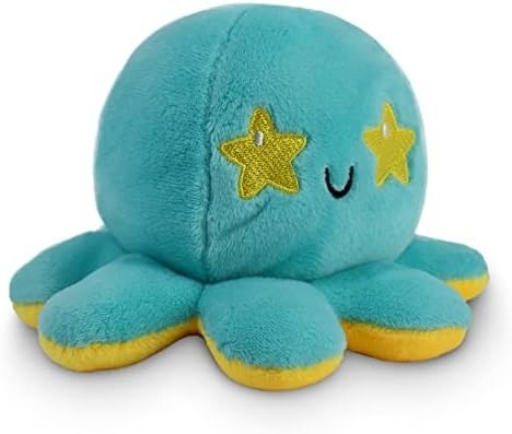 TeeTurtle - The Original Reversible Octopus Plushie - รัก + ความเกลียดชัง - สัตว์ที่เต็มไปด้วยสัญชาตญาณที่น่ารัก