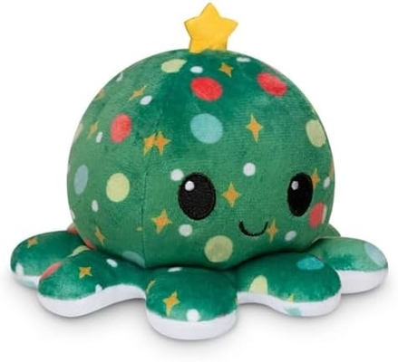 TeeTurtle - The Original Reversible Octopus Plushie - รัก + ความเกลียดชัง - สัตว์ที่เต็มไปด้วยสัญชาตญาณที่น่ารัก