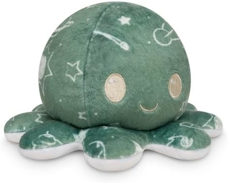 TeeTurtle - The Original Reversible Octopus Plushie - รัก + ความเกลียดชัง - สัตว์ที่เต็มไปด้วยสัญชาตญาณที่น่ารัก