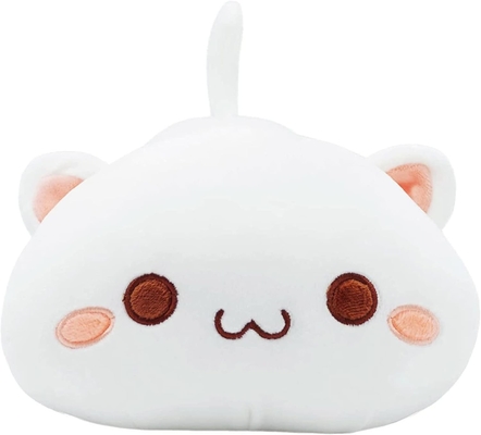 Onsoyours Cute Kitten Plush Toy 25.5&quot; stuffed Animal Pet Kitty Soft Anime Cat Large Plush Pillow for Kids (สีขาว A, 25.5