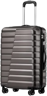 กระเป๋าเดินทาง PC ABS TSA กระเป๋าเดินทาง 3 ชิ้น Set Lock Spinner Carry on (Teal blue)