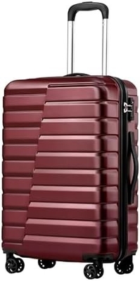 กระเป๋าเดินทาง PC ABS TSA กระเป๋าเดินทาง 3 ชิ้น Set Lock Spinner Carry on (Teal blue)