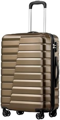 กระเป๋าเดินทาง PC ABS TSA กระเป๋าเดินทาง 3 ชิ้น Set Lock Spinner Carry on (Teal blue)