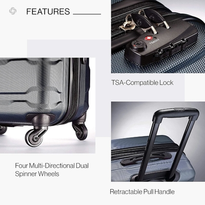 Omni PC Hardside ขยายกระเป๋าเดินทางด้วยล้อสปินเนอร์