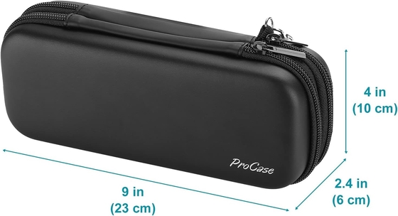 ProCase Pen Pencil Case, 2 ชั้น EVA Zipper Pencil Box กระเป๋าสตางค์ความจุขนาดใหญ่ เครื่องจัดเก็บเครื่องเขียนสําหรับโรงเรียน