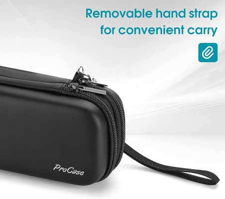 ProCase Pen Pencil Case, 2 ชั้น EVA Zipper Pencil Box กระเป๋าสตางค์ความจุขนาดใหญ่ เครื่องจัดเก็บเครื่องเขียนสําหรับโรงเรียน