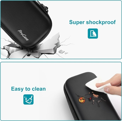 ProCase Pen Pencil Case, 2 ชั้น EVA Zipper Pencil Box กระเป๋าสตางค์ความจุขนาดใหญ่ เครื่องจัดเก็บเครื่องเขียนสําหรับโรงเรียน
