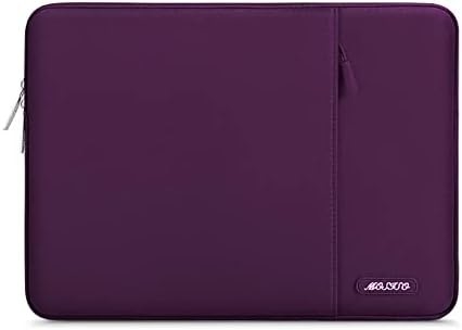 กระเป๋าสะพายคอมพิวเตอร์เน็ตป็อตตั๋ว ที่เข้ากันได้กับ MacBook Air 13 M3 A3113 M2 /Pro 13 M2 M1,พอลิเอสเตอร์ กระเป๋าตั้งด้วยกระเป๋า สีเทา
