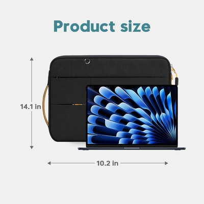 เหมาะสําหรับ,MacBook Pro 13-14 นิ้ว, กระเป๋าสะพายคอมพิวเตอร์พีทีเอ็มรีไซเคิลกับมือถือและกระเป๋าอุปกรณ์เสริม