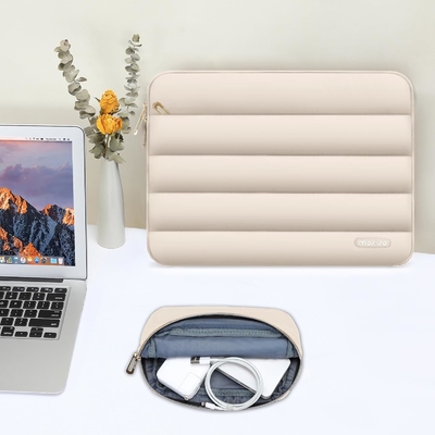 เหมาะสําหรับ MacBook Air / Pro, โน๊ตพ็อตขนาด 13-13.3 นิ้ว, เหมาะสําหรับ MacBook Pro 14 นิ้วพอลิเอสเตอร์กระเป๋าแนวนอน