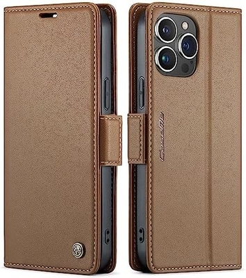 QLTYPRI Wallet Cover สําหรับ iPhone 13/14 ตัวถือสล็อตบัตรเครดิต [ปิด RFID] เพื่อป้องกันกระแทกของชุดโทรศัพท์