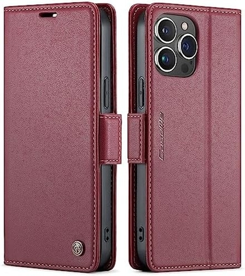 QLTYPRI Wallet Cover สําหรับ iPhone 13/14 ตัวถือสล็อตบัตรเครดิต [ปิด RFID] เพื่อป้องกันกระแทกของชุดโทรศัพท์