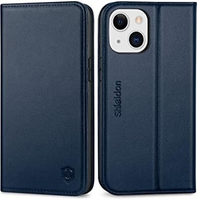เคสพับกระเป๋าสตางค์หนัง ปิดแม่เหล็ก RFID ปิดสล็อตการ์ด