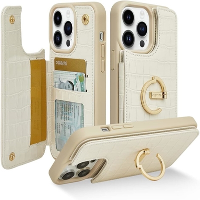 iPhone 13Pro Max 6.7 นิ้ว เคสกระเป๋าธนบัตร เคสป้องกันหนัง