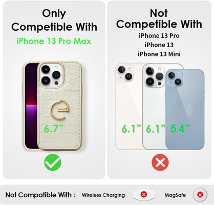 iPhone 13Pro Max 6.7 นิ้ว เคสกระเป๋าธนบัตร เคสป้องกันหนัง