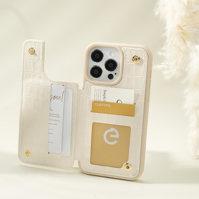 iPhone 13Pro Max 6.7 นิ้ว เคสกระเป๋าธนบัตร เคสป้องกันหนัง