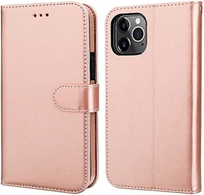 เหมาะกับ iPhone 12/Pro กระเป๋าเป้กระเป๋าเป้กระเป๋าถือบัตร PU สแตนด์หนังกันกระแทกสายแขน clamshell 6.1 นิ้ว